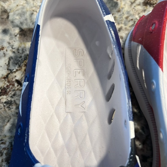 Sperry Top Sider size 12-Rubber-Patriotic - Picture 2 of 5
